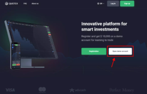 quotex demo to live account code free